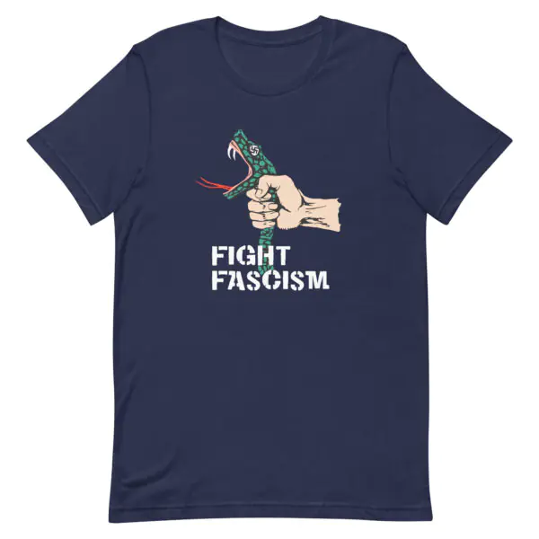 Fight Fascism Tee - Navy