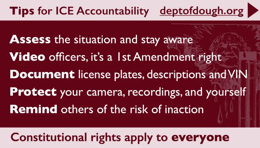 Stop ICE red card - Tactics - back cover